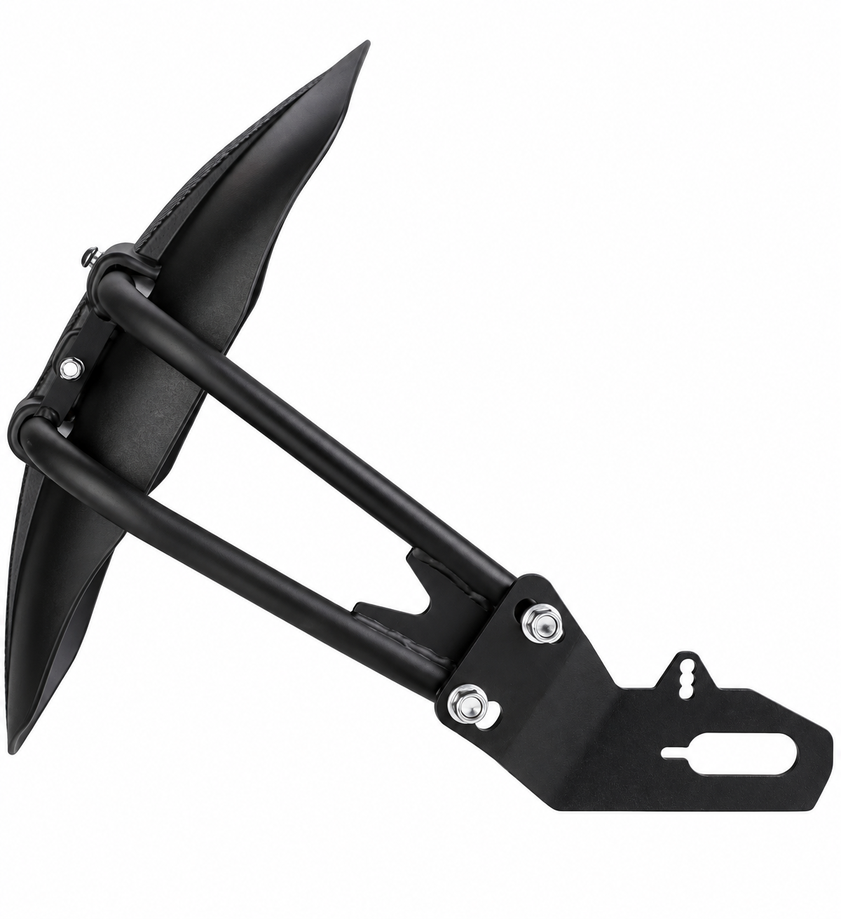 Guardabarro Universal Monobrazo Negro para Moto