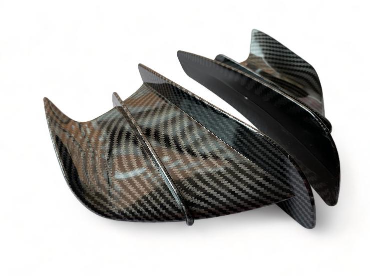 Aleron Lateral Carbono Tradicional Moto Lujo Accesorio