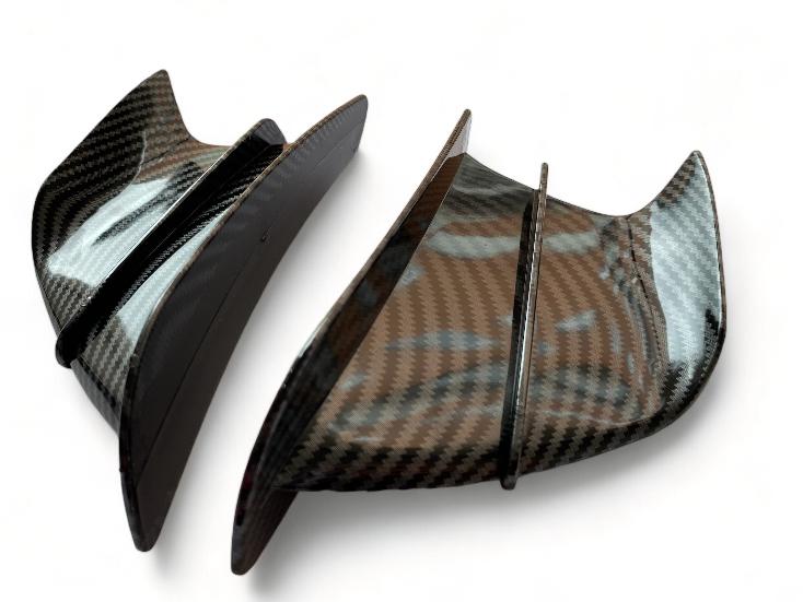 Aleron Lateral Carbono Tradicional Moto Lujo Accesorio