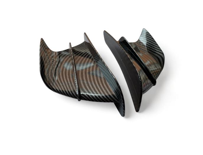 Aleron Lateral Carbono Tradicional Moto Lujo Accesorio